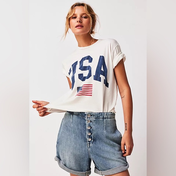 Free People Tops - Free People X Retro Brand USA Tee